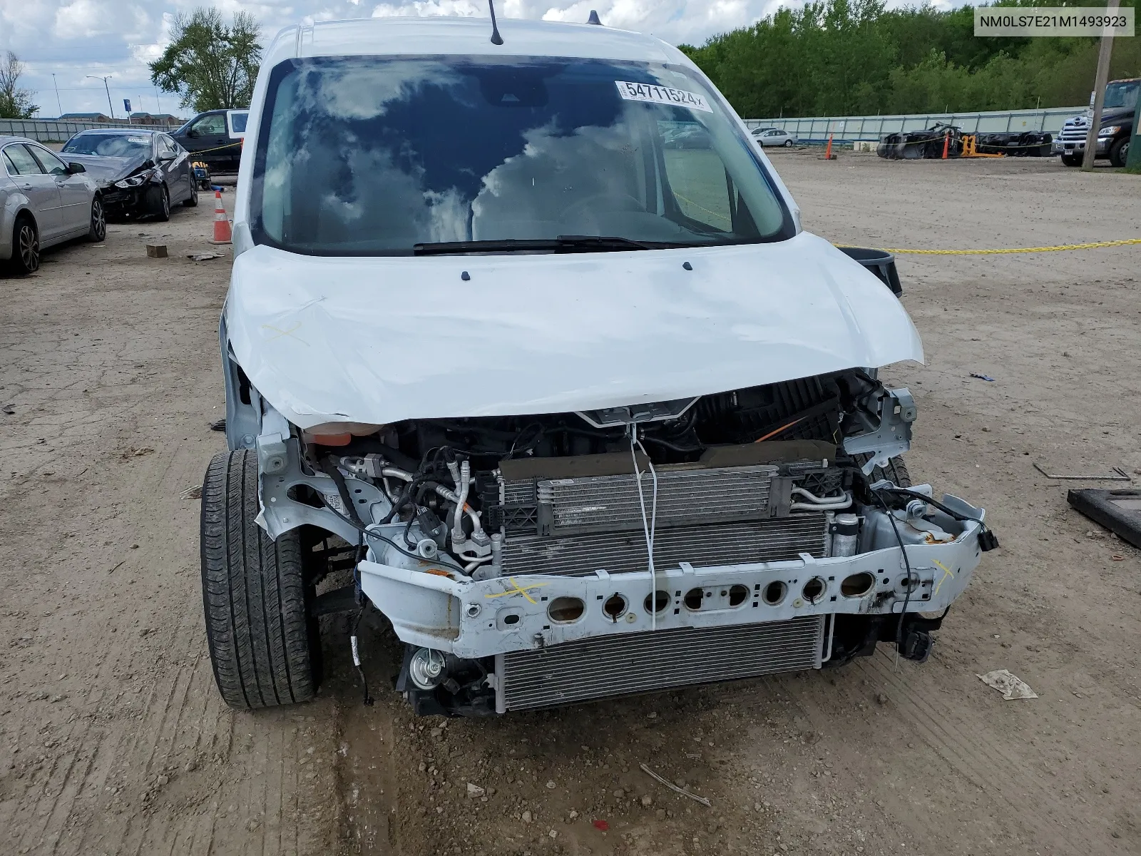 2021 Ford Transit Connect Xl VIN: NM0LS7E21M1493923 Lot: 57836474