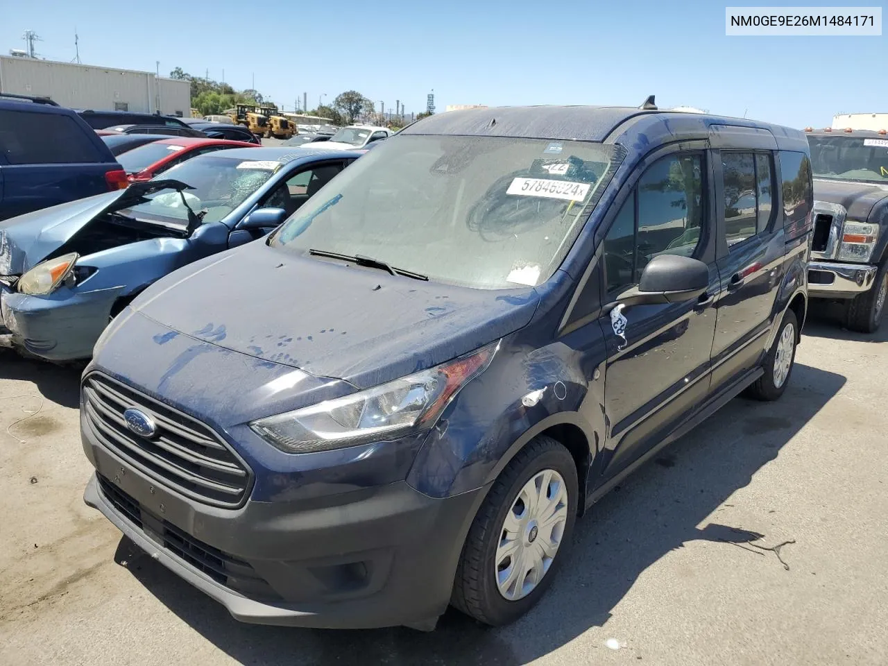 2021 Ford Transit Connect Xl VIN: NM0GE9E26M1484171 Lot: 57846024