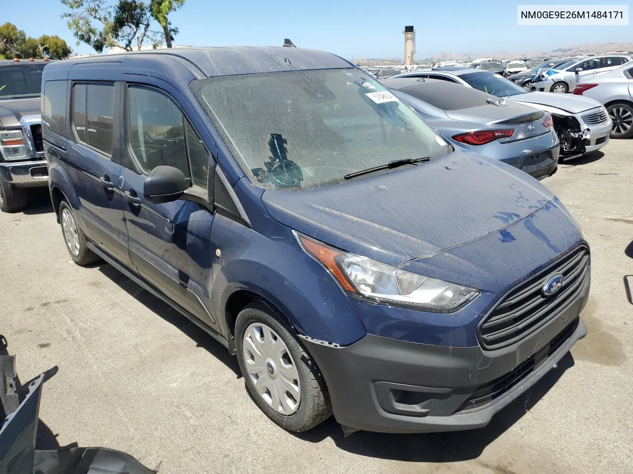 2021 Ford Transit Connect Xl VIN: NM0GE9E26M1484171 Lot: 57846024