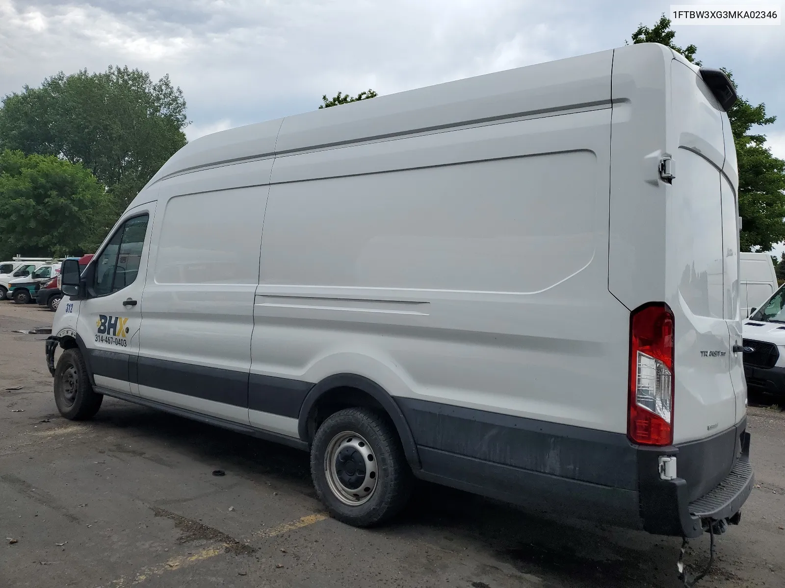 1FTBW3XG3MKA02346 2021 Ford Transit T-350