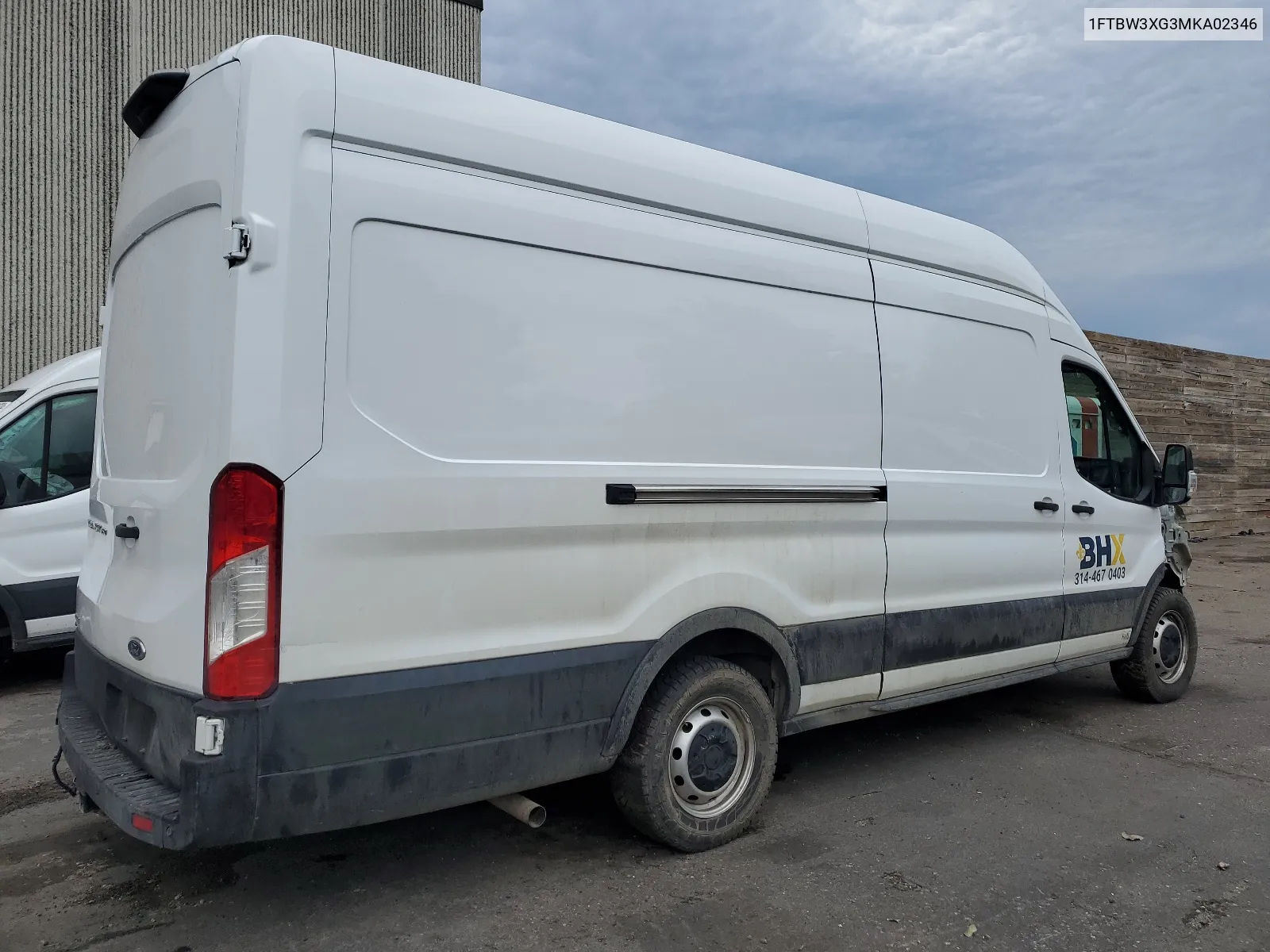 2021 Ford Transit T-350 VIN: 1FTBW3XG3MKA02346 Lot: 63109694