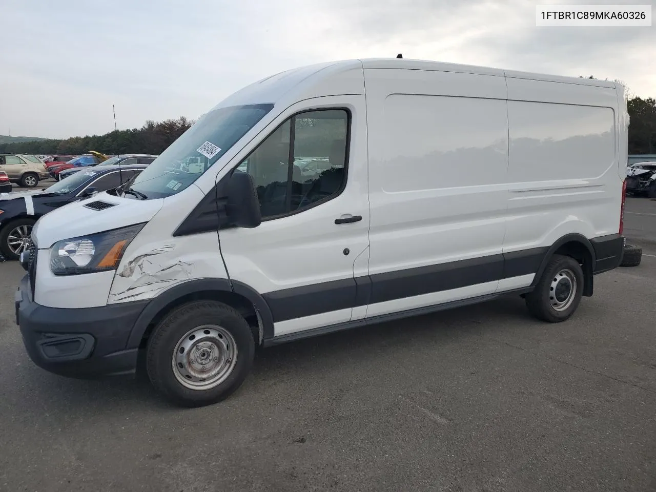 2021 Ford Transit T-250 VIN: 1FTBR1C89MKA60326 Lot: 68454864