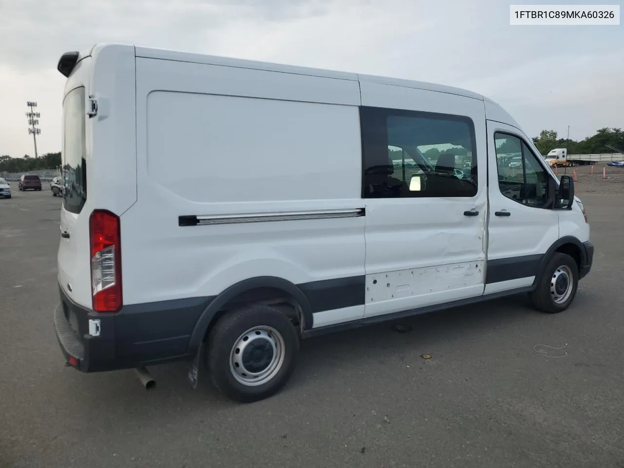 2021 Ford Transit T-250 VIN: 1FTBR1C89MKA60326 Lot: 68454864