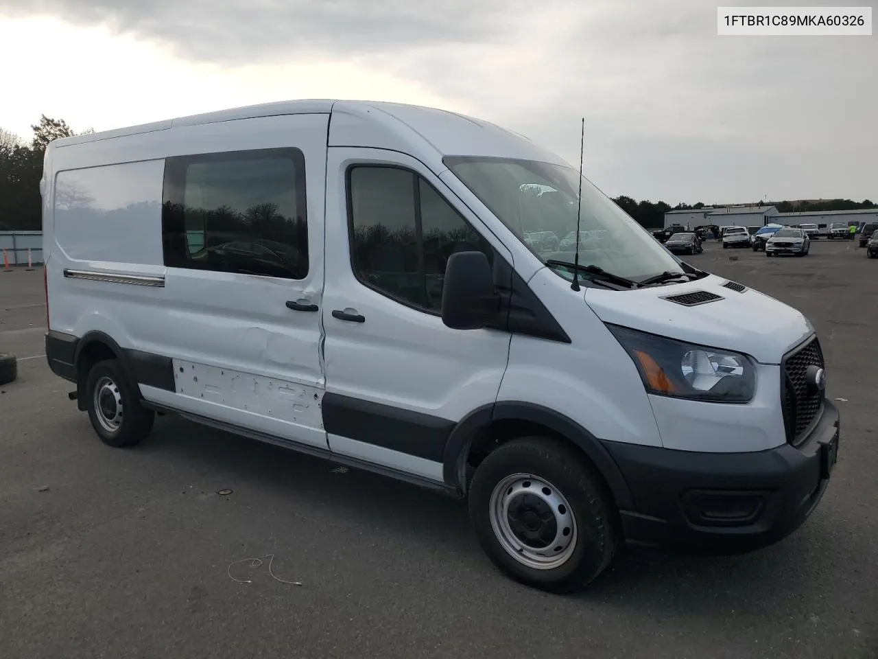 2021 Ford Transit T-250 VIN: 1FTBR1C89MKA60326 Lot: 68454864