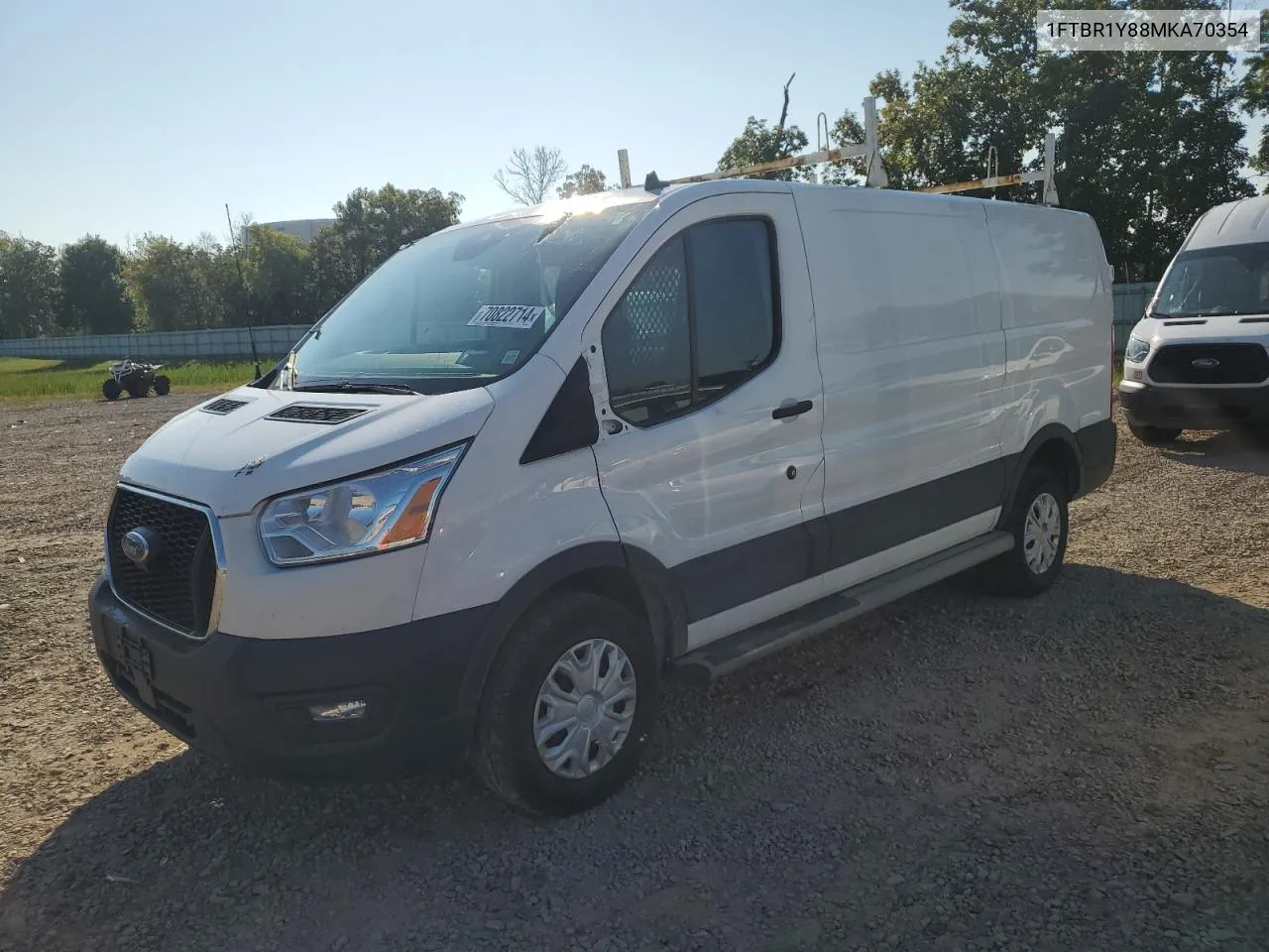 2021 Ford Transit T-250 VIN: 1FTBR1Y88MKA70354 Lot: 70822714