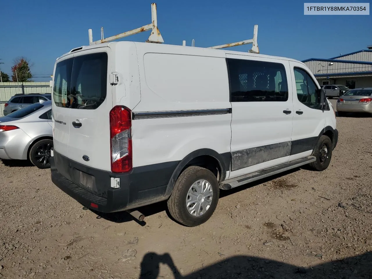 2021 Ford Transit T-250 VIN: 1FTBR1Y88MKA70354 Lot: 70822714