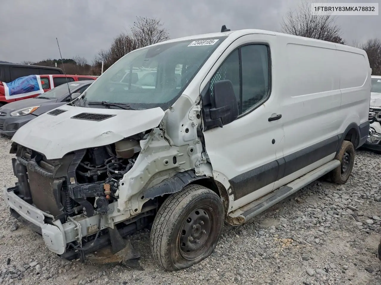 1FTBR1Y83MKA78832 2021 Ford Transit T-250