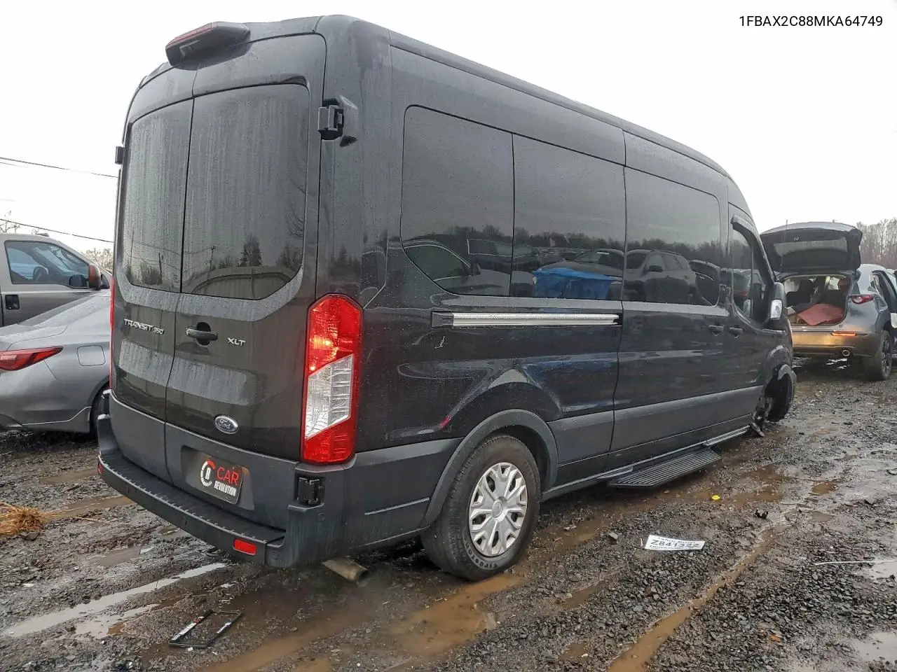 1FBAX2C88MKA64749 2021 Ford Transit T-350