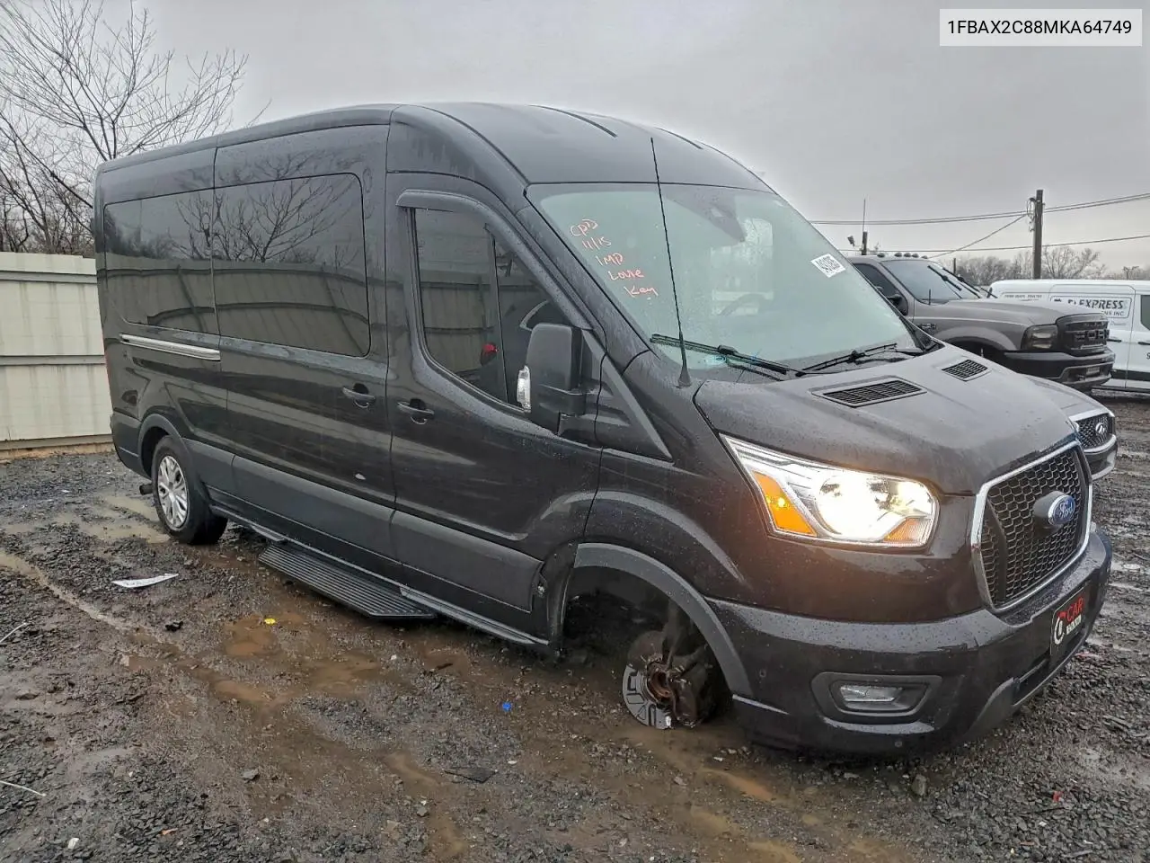 1FBAX2C88MKA64749 2021 Ford Transit T-350