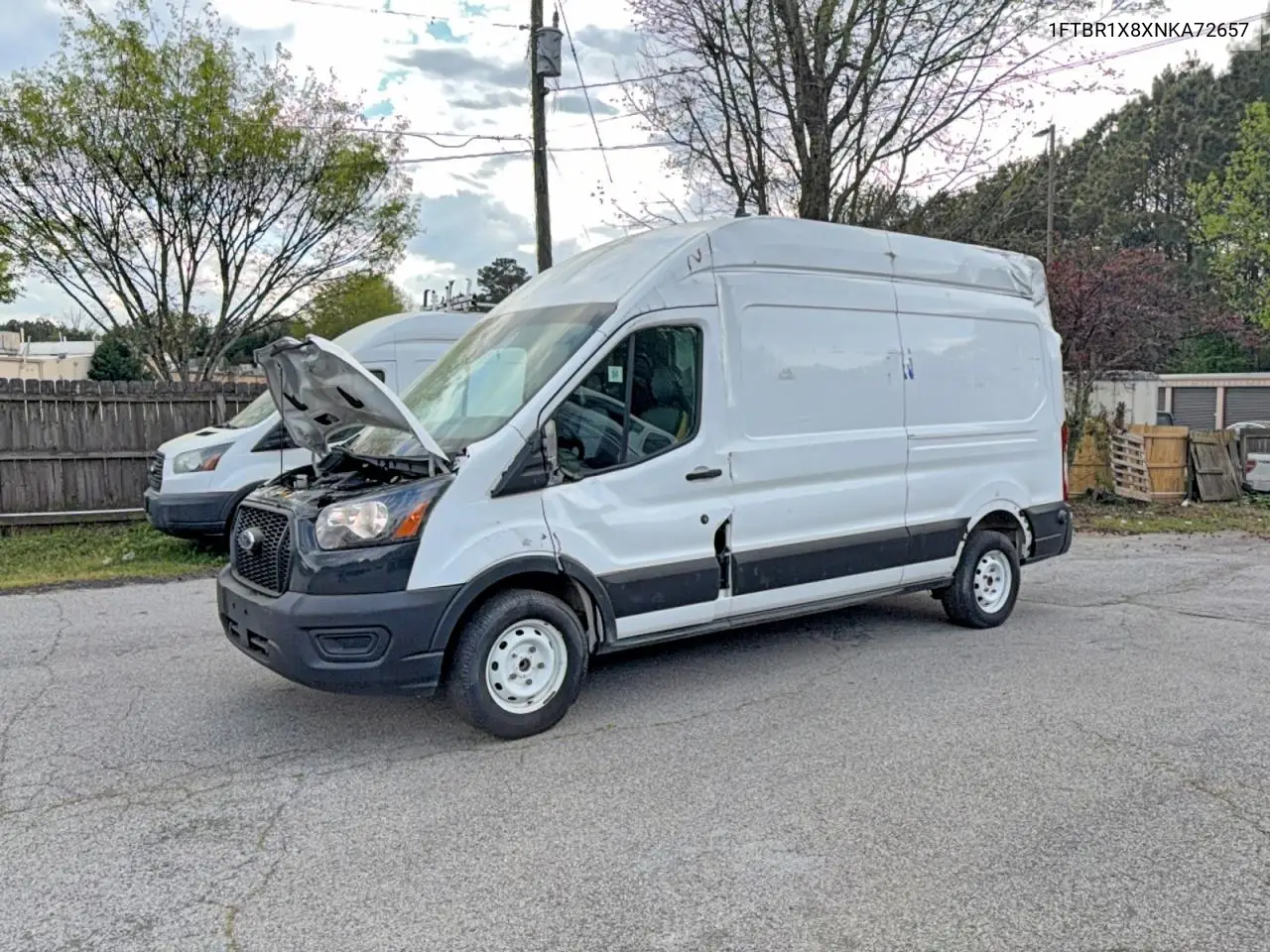 1FTBR1X8XNKA72657 2022 Ford Transit T-250