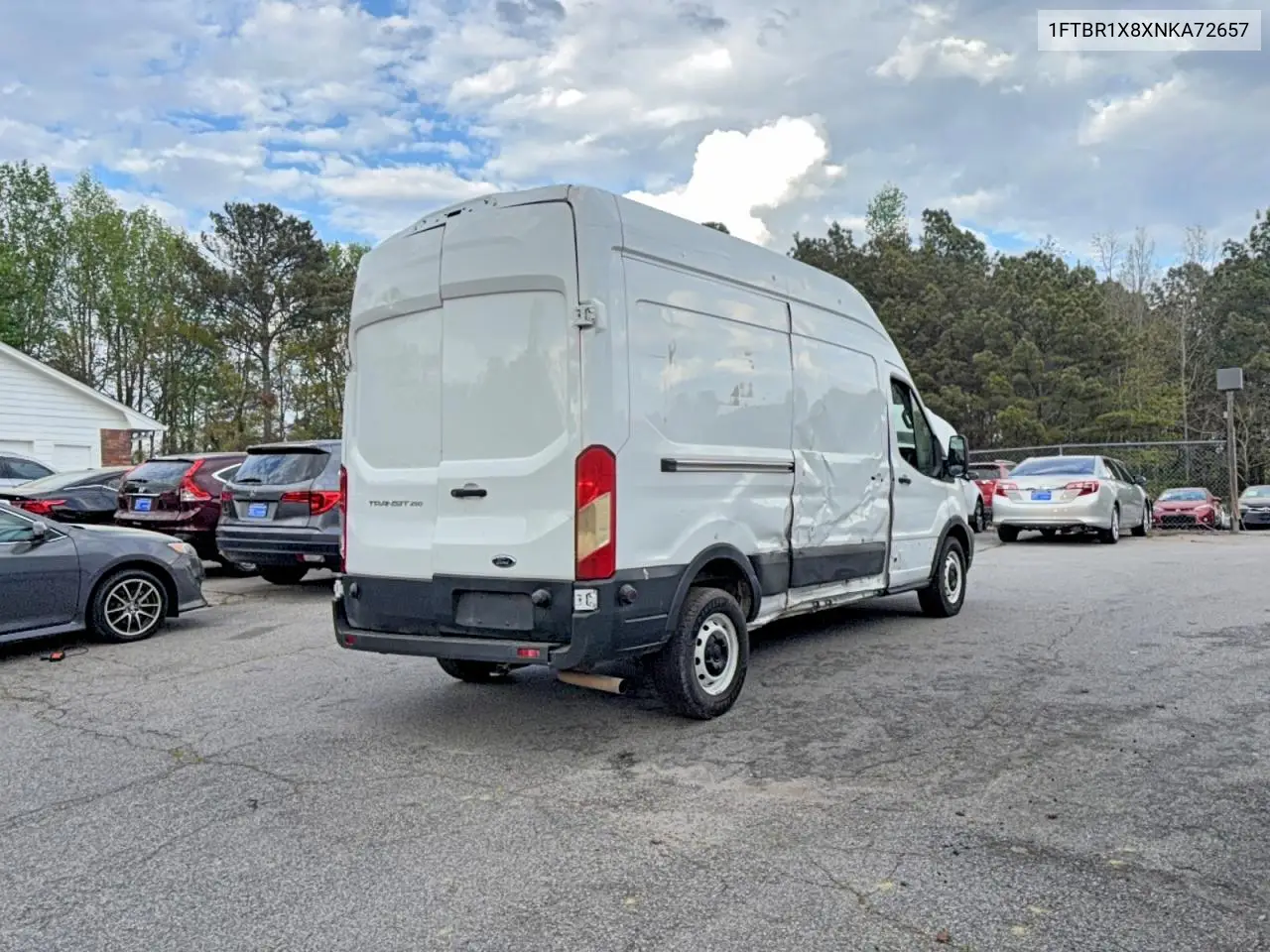 1FTBR1X8XNKA72657 2022 Ford Transit T-250