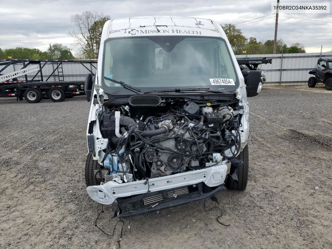 2022 Ford Transit T-250 VIN: 1FDBR2CG4NKA35392 Lot: 49674054