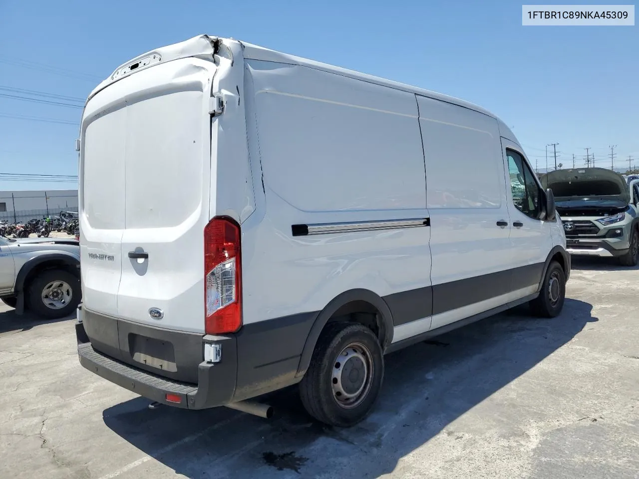 2022 Ford Transit T-250 VIN: 1FTBR1C89NKA45309 Lot: 53316124