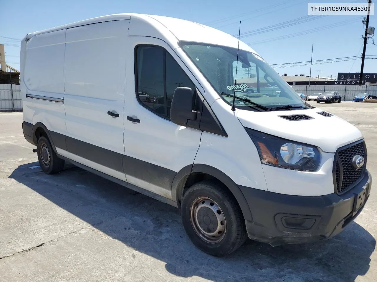 1FTBR1C89NKA45309 2022 Ford Transit T-250