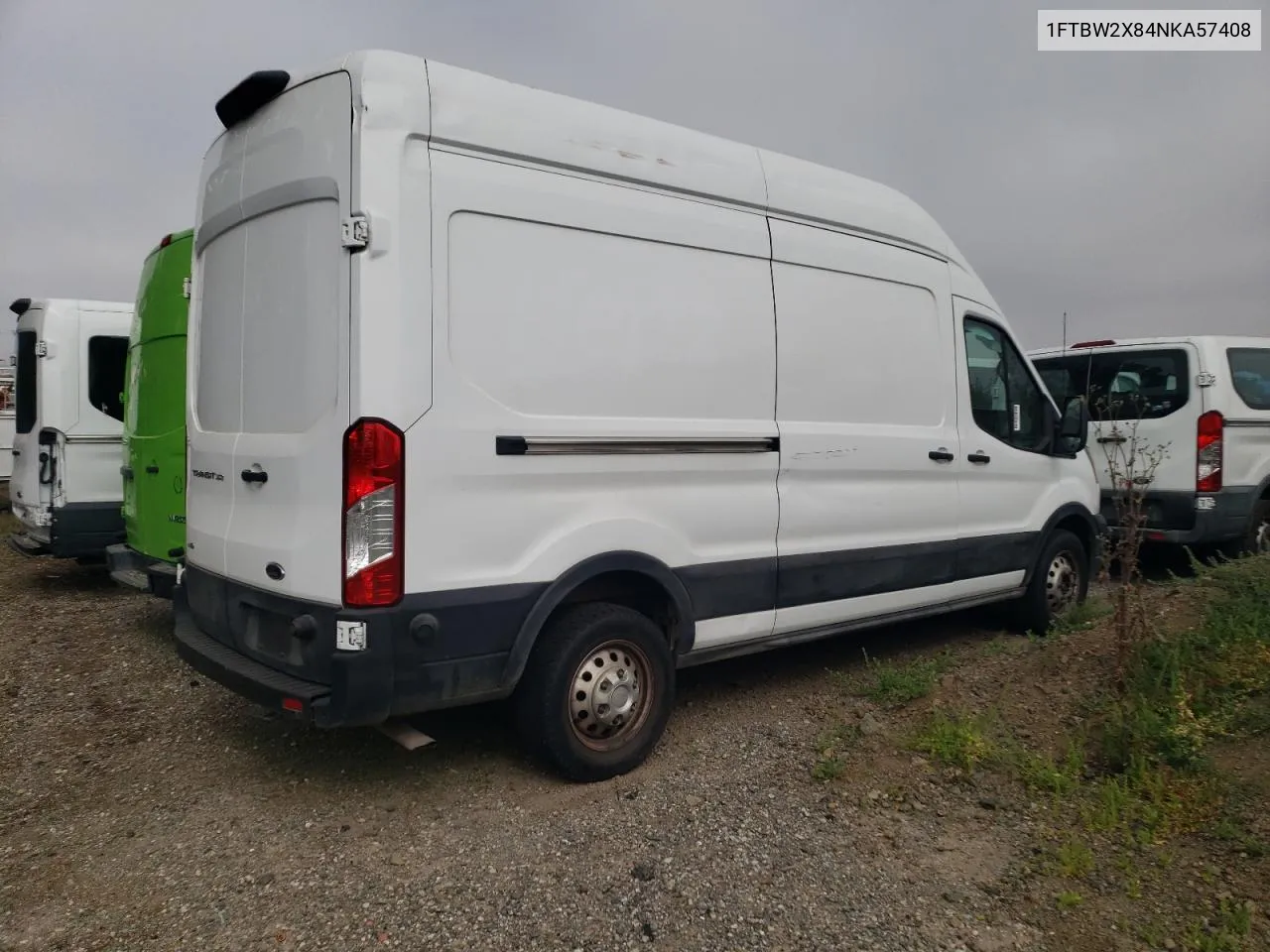 2022 Ford Transit T-350 VIN: 1FTBW2X84NKA57408 Lot: 53535054