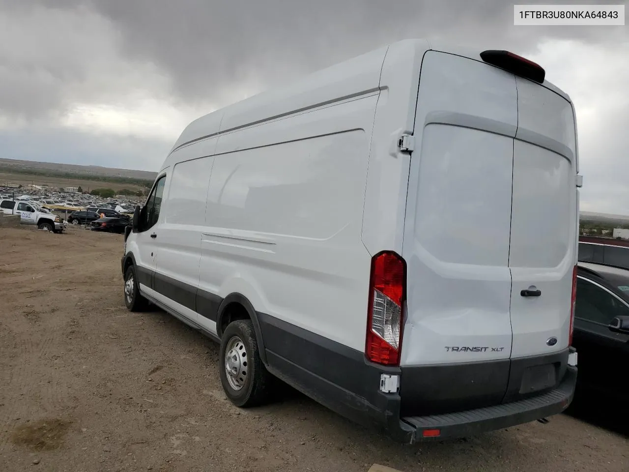 2022 Ford Transit T-250 VIN: 1FTBR3U80NKA64843 Lot: 53710874