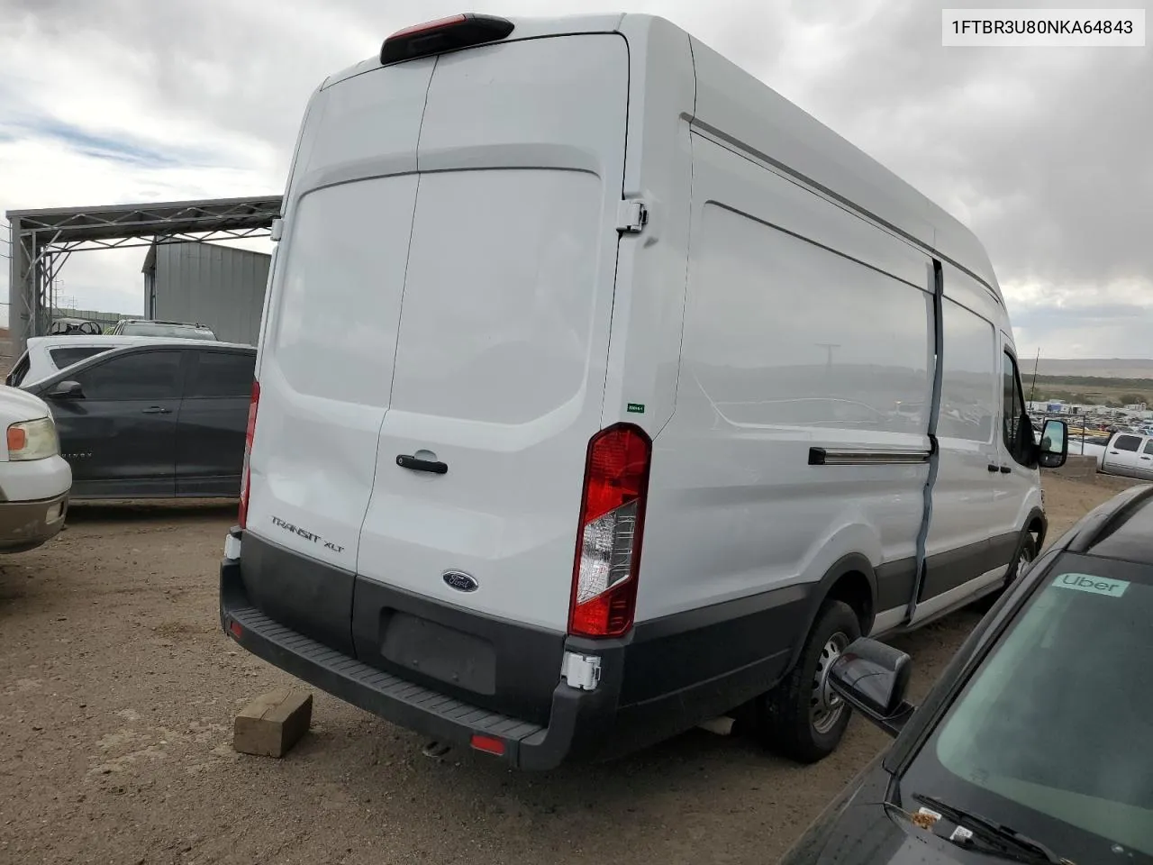 2022 Ford Transit T-250 VIN: 1FTBR3U80NKA64843 Lot: 53710874