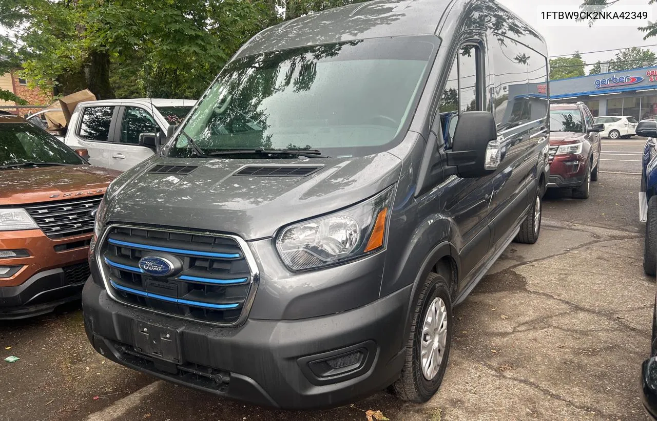 1FTBW9CK2NKA42349 2022 Ford Transit T-350