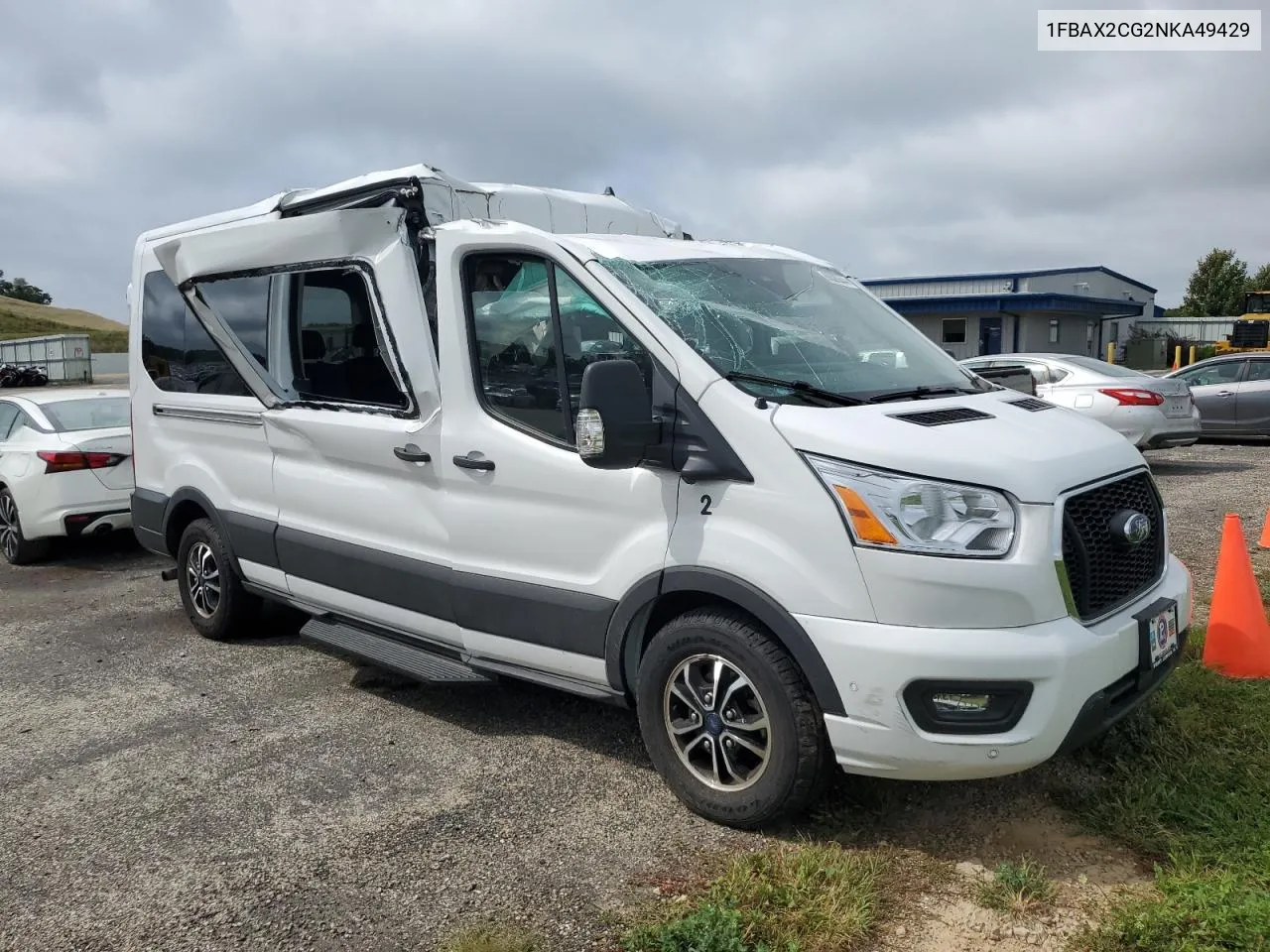 2022 Ford Transit T-350 VIN: 1FBAX2CG2NKA49429 Lot: 66320544