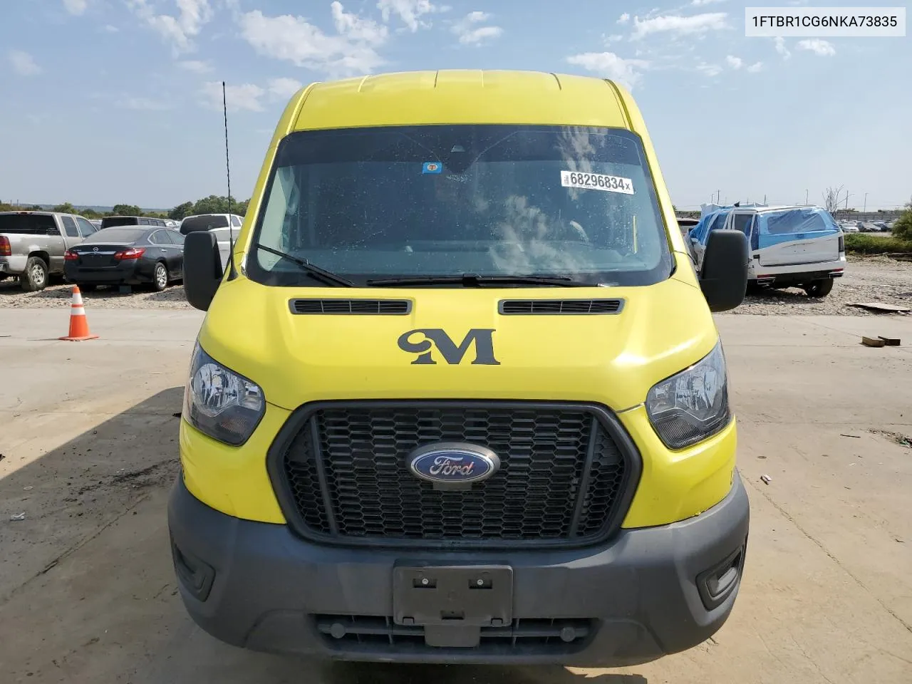 2022 Ford Transit T-250 VIN: 1FTBR1CG6NKA73835 Lot: 68296834