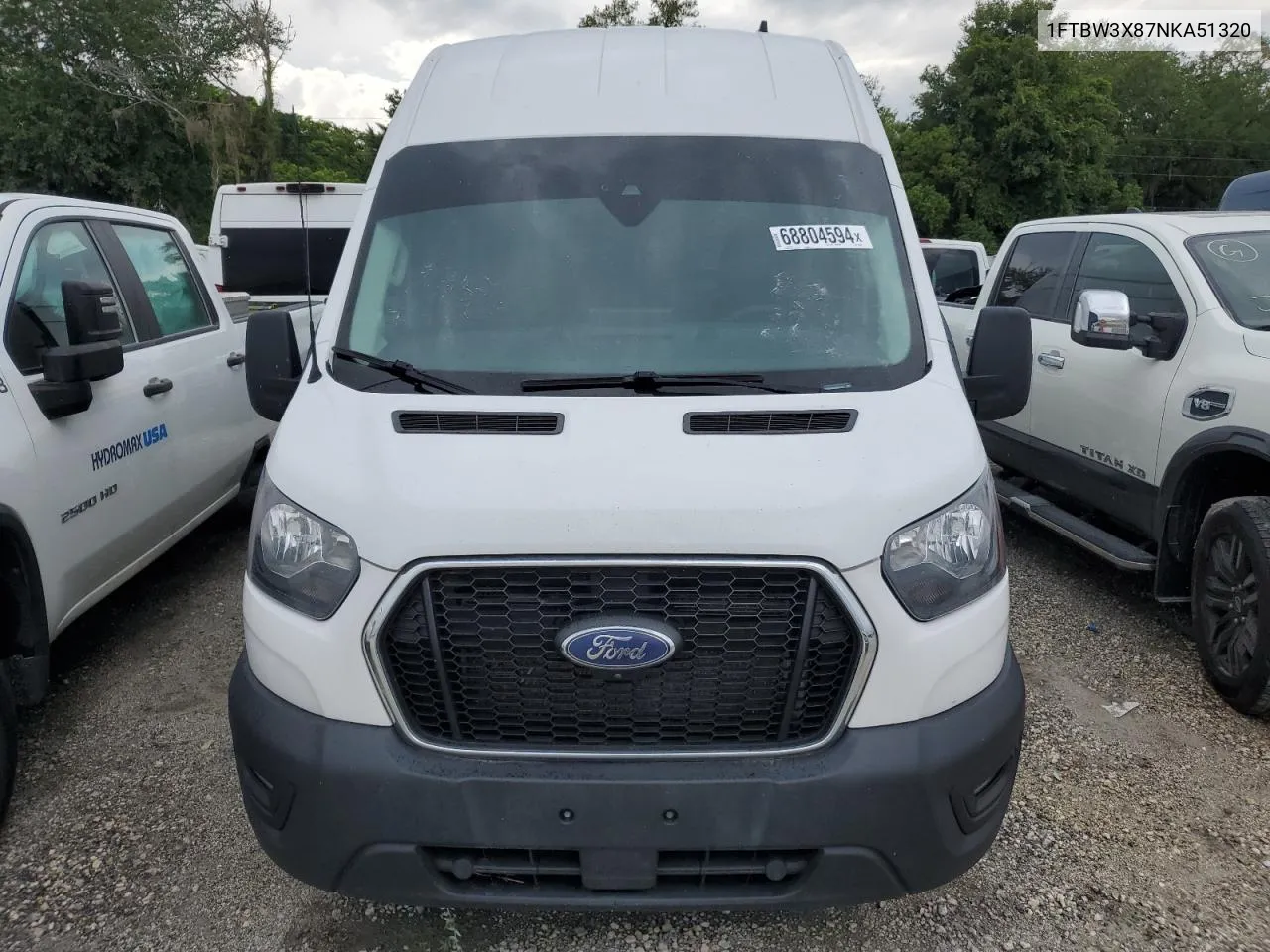 2022 Ford Transit T-350 VIN: 1FTBW3X87NKA51320 Lot: 68804594