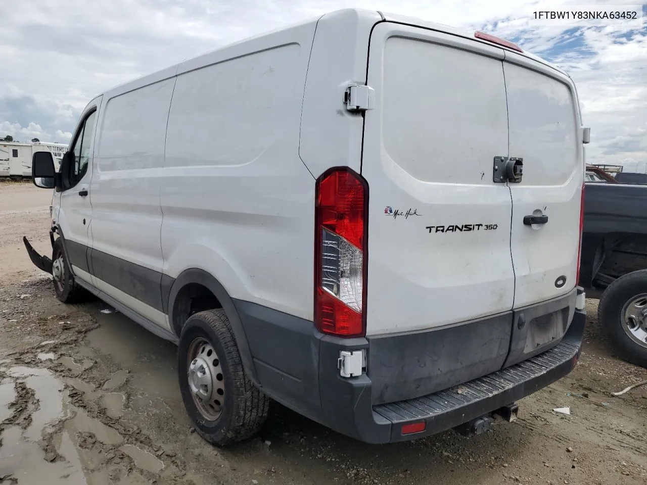 2022 Ford Transit T-350 VIN: 1FTBW1Y83NKA63452 Lot: 69585084