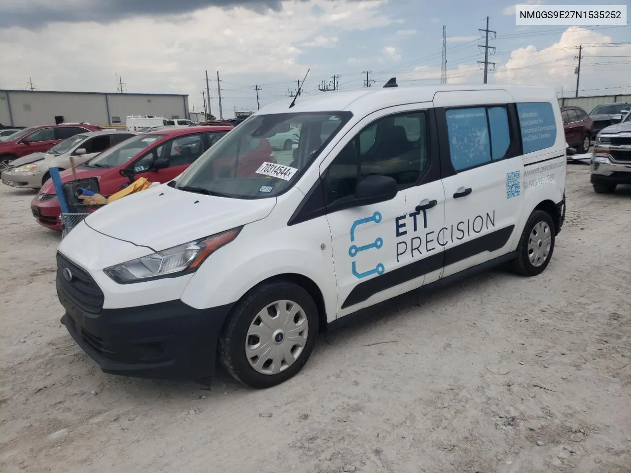 2022 Ford Transit Connect Xl VIN: NM0GS9E27N1535252 Lot: 70314544