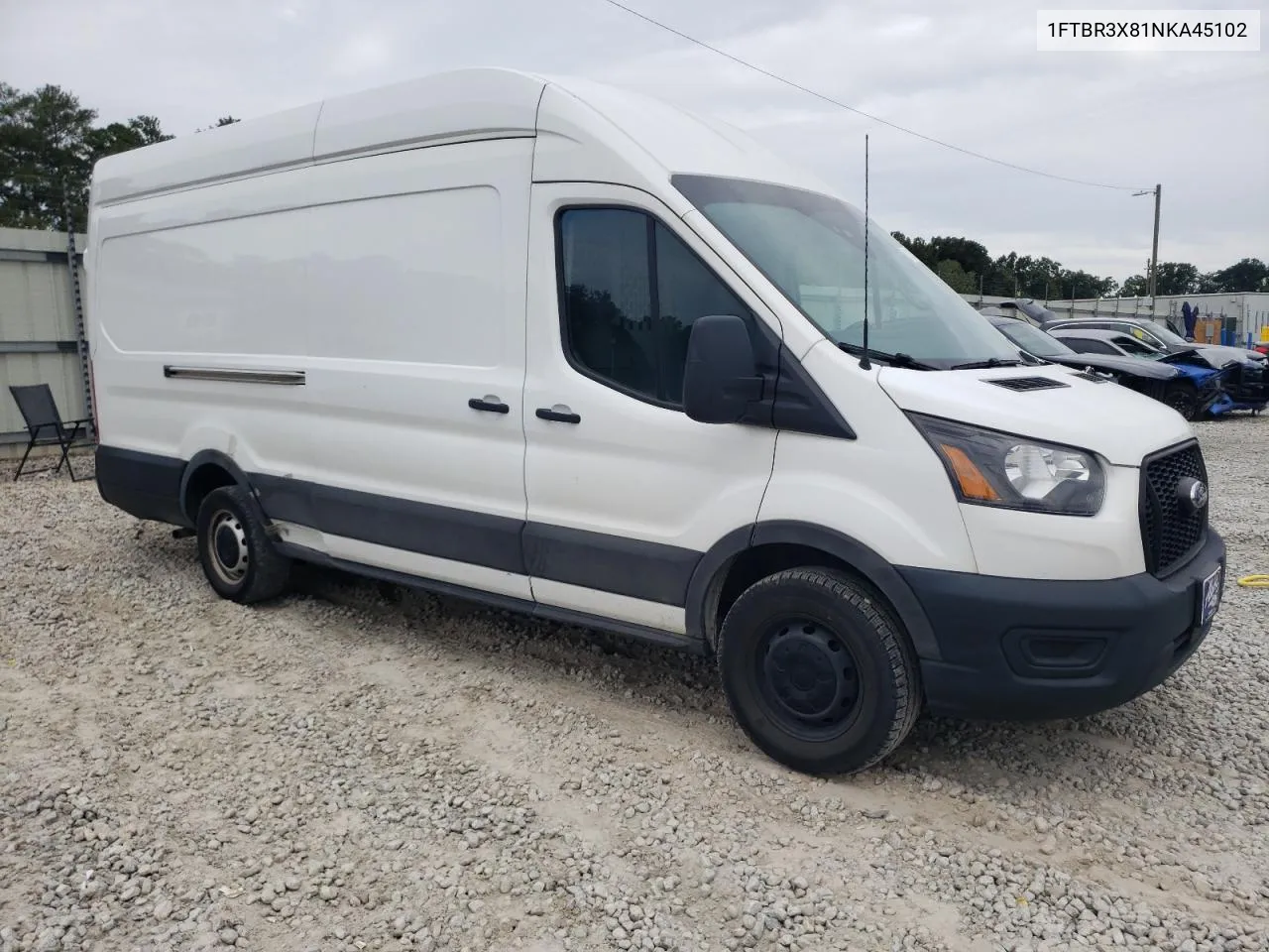 2022 Ford Transit T-250 VIN: 1FTBR3X81NKA45102 Lot: 71971524