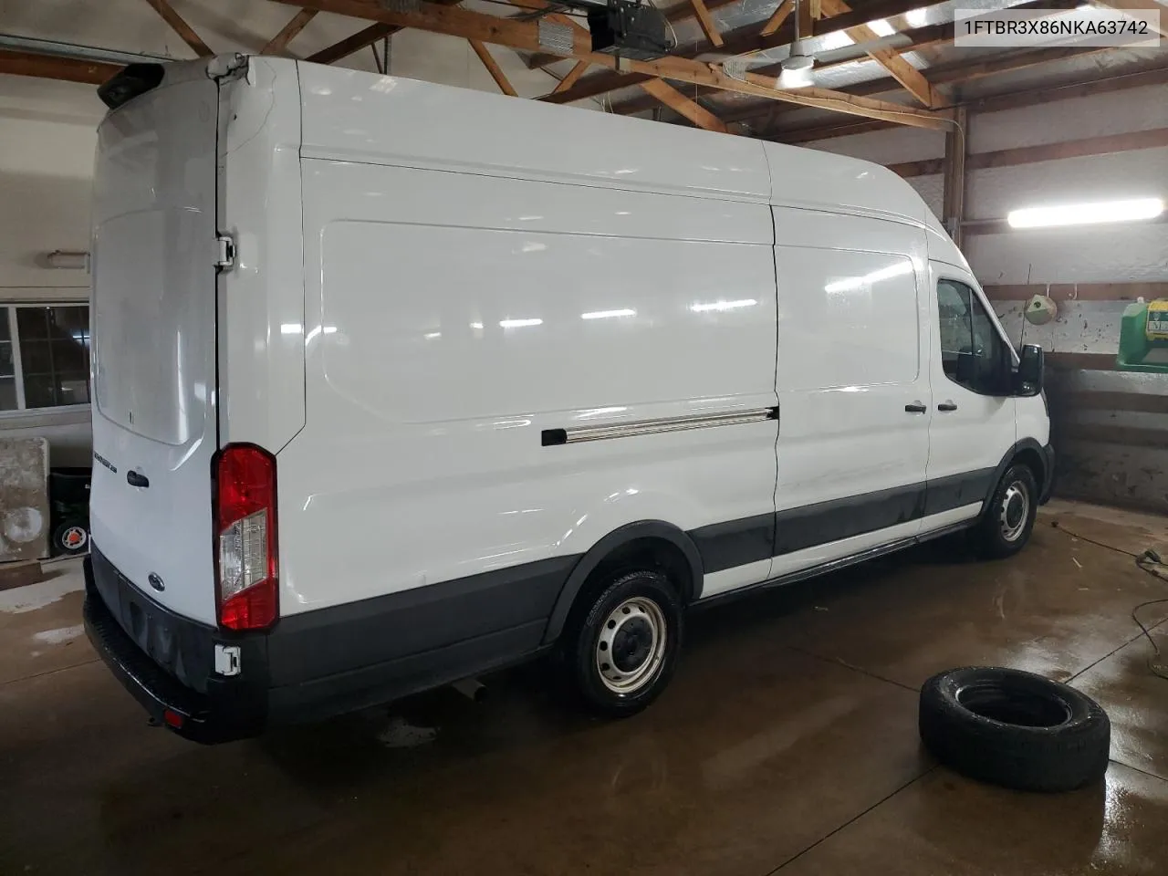 2022 Ford Transit T-250 VIN: 1FTBR3X86NKA63742 Lot: 72881384