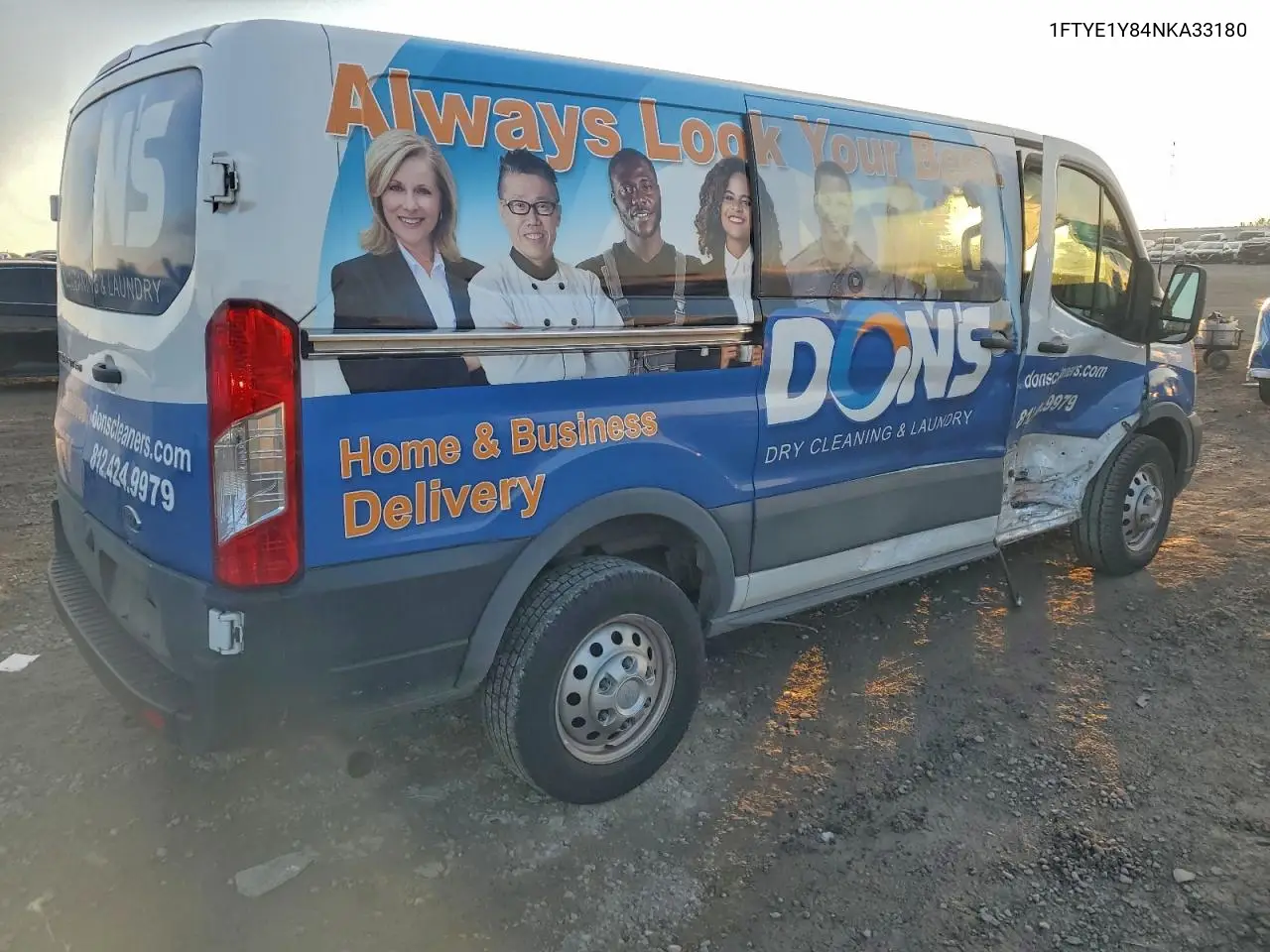 1FTYE1Y84NKA33180 2022 Ford Transit T-150