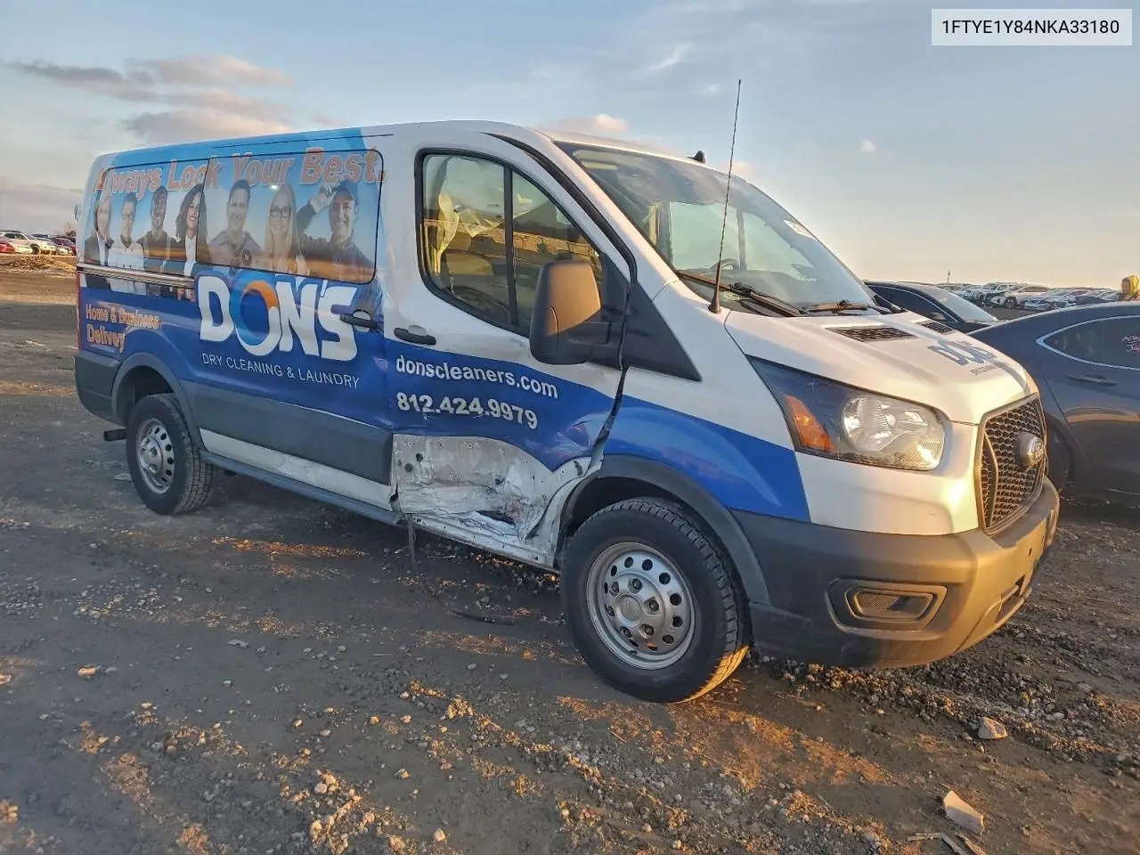 1FTYE1Y84NKA33180 2022 Ford Transit T-150