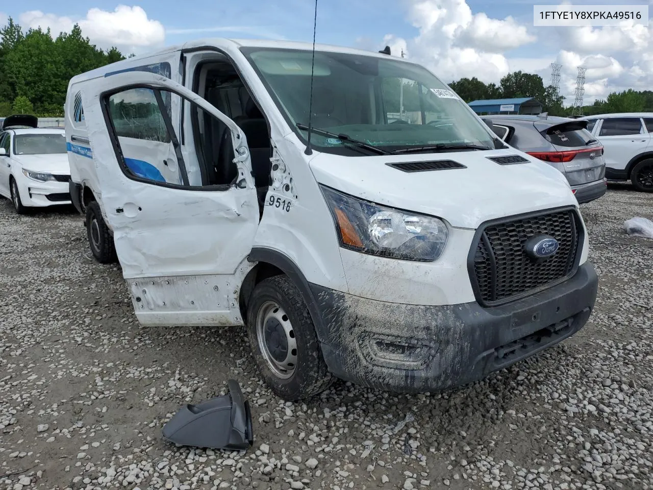 2023 Ford Transit T-150 VIN: 1FTYE1Y8XPKA49516 Lot: 54614134