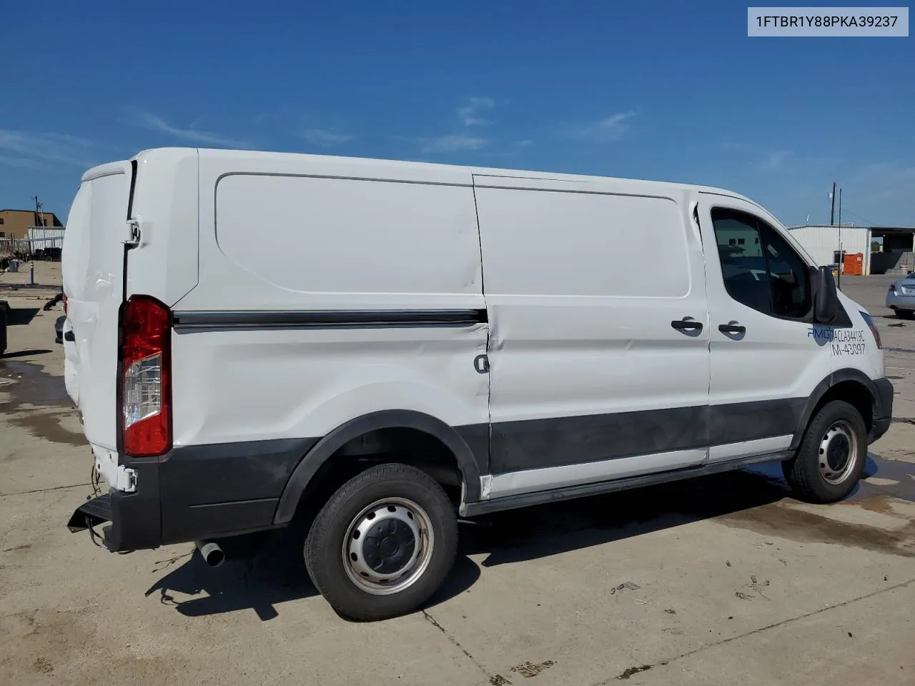 2023 Ford Transit T-250 VIN: 1FTBR1Y88PKA39237 Lot: 72049034