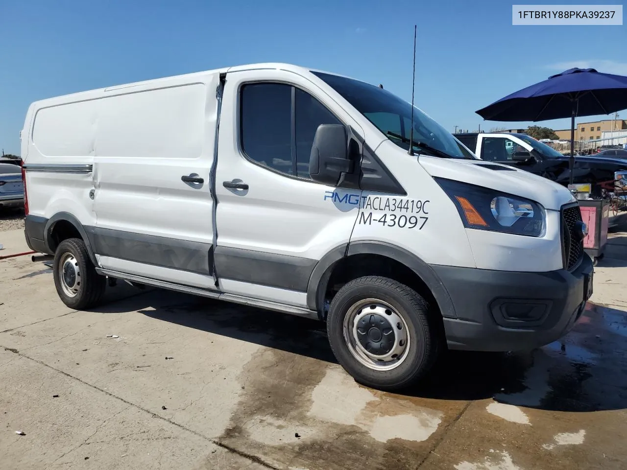 2023 Ford Transit T-250 VIN: 1FTBR1Y88PKA39237 Lot: 72049034