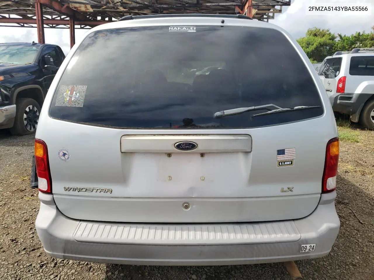 2FMZA5143YBA55566 2000 Ford Windstar Lx