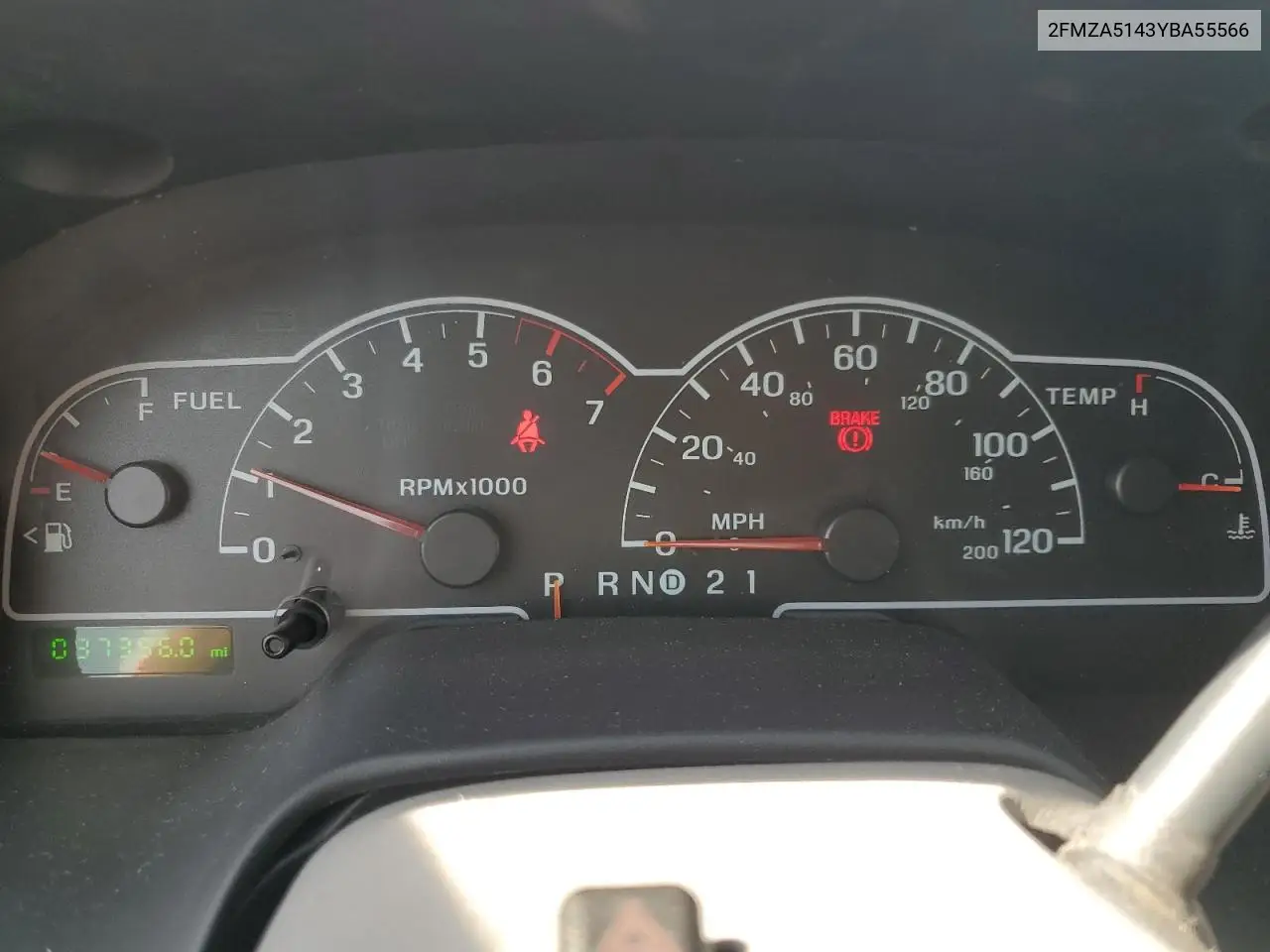 2FMZA5143YBA55566 2000 Ford Windstar Lx
