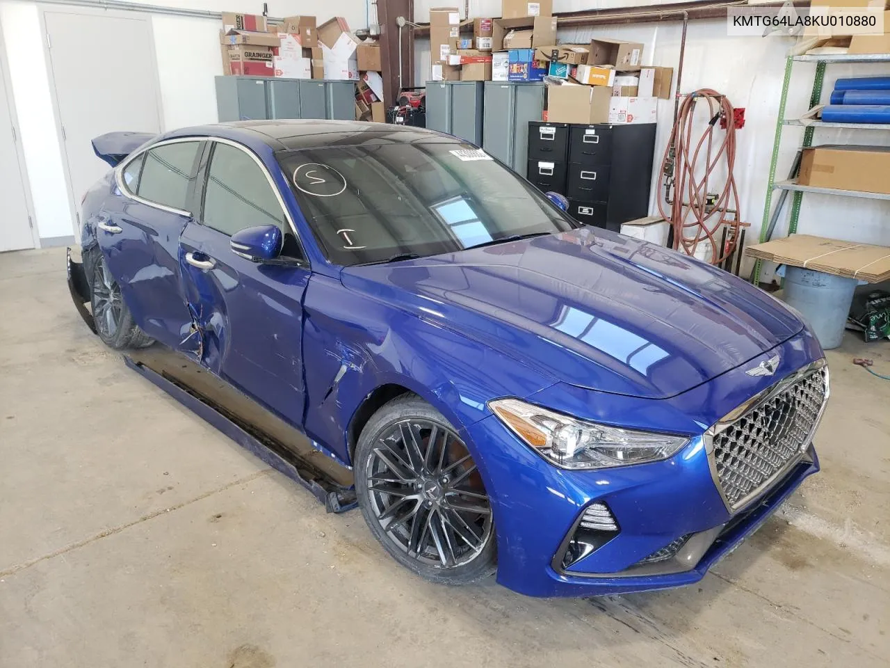 KMTG64LA8KU010880 2019 Genesis G70 Advanced