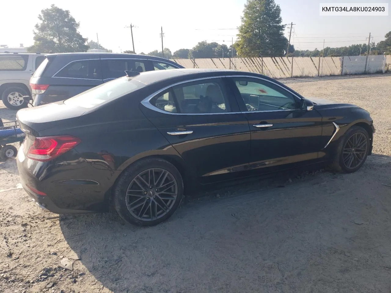 KMTG34LA8KU024903 2019 Genesis G70 Elite