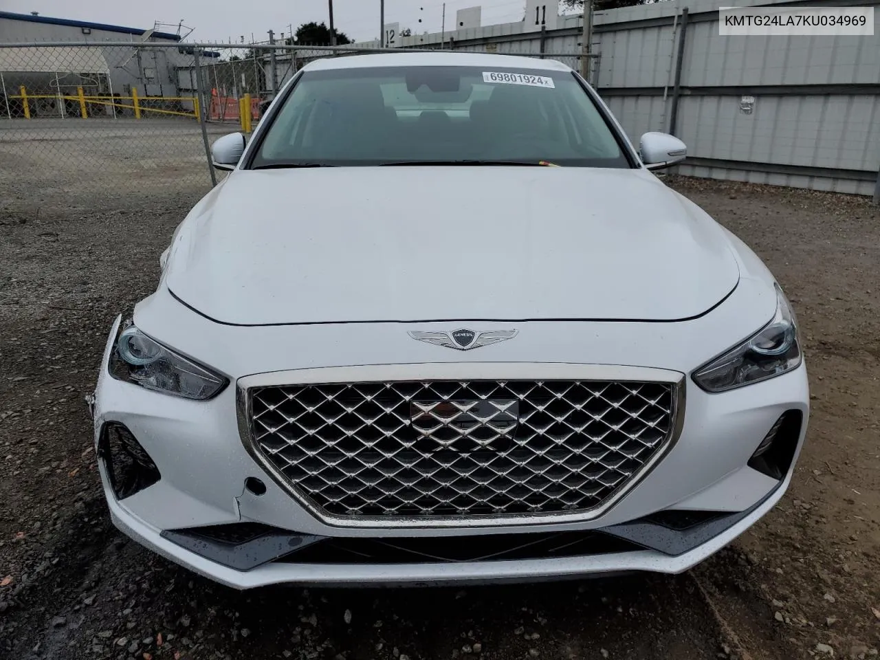 KMTG24LA7KU034969 2019 Genesis G70 Sport