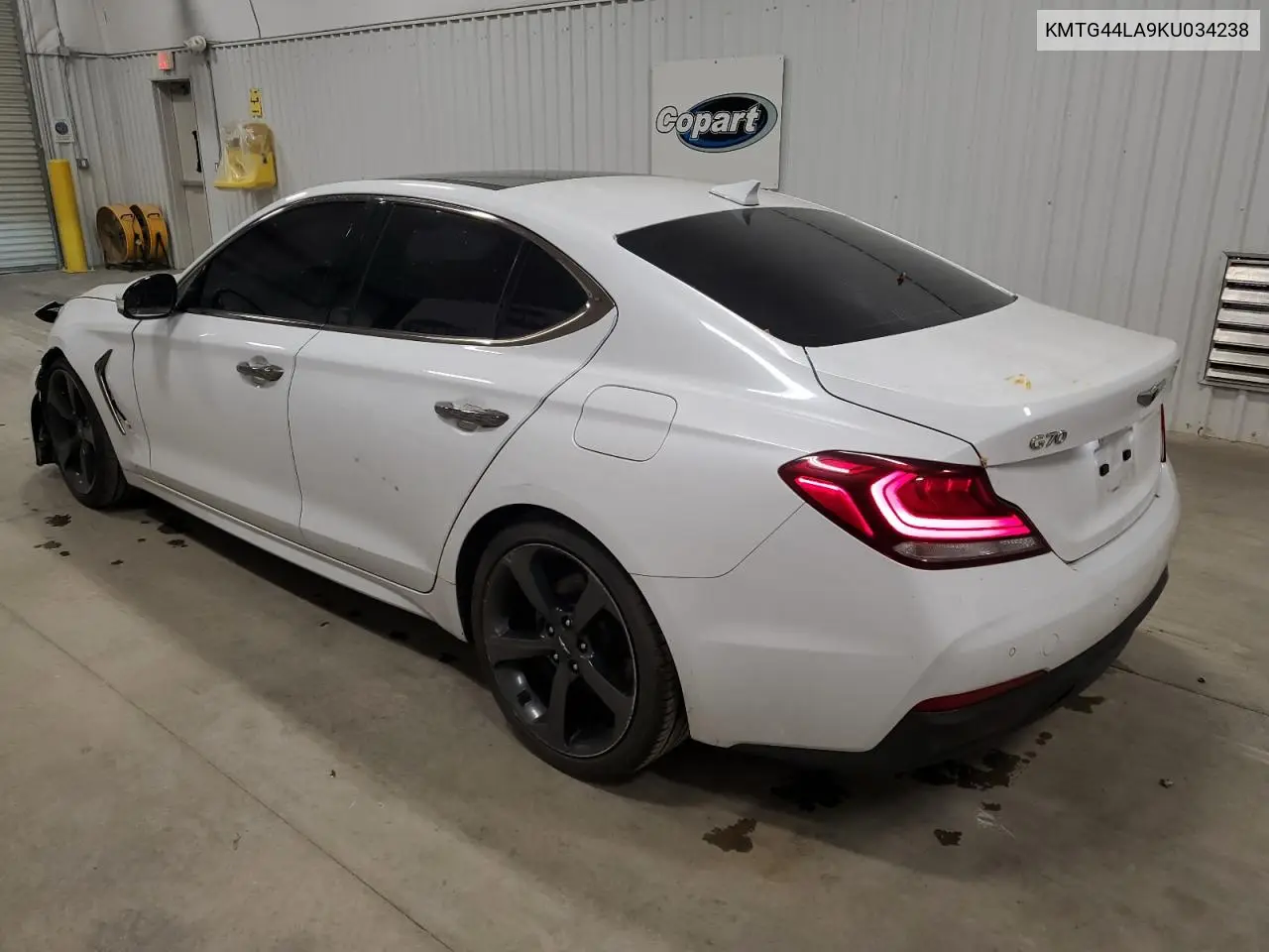 KMTG44LA9KU034238 2019 Genesis G70 Prestige