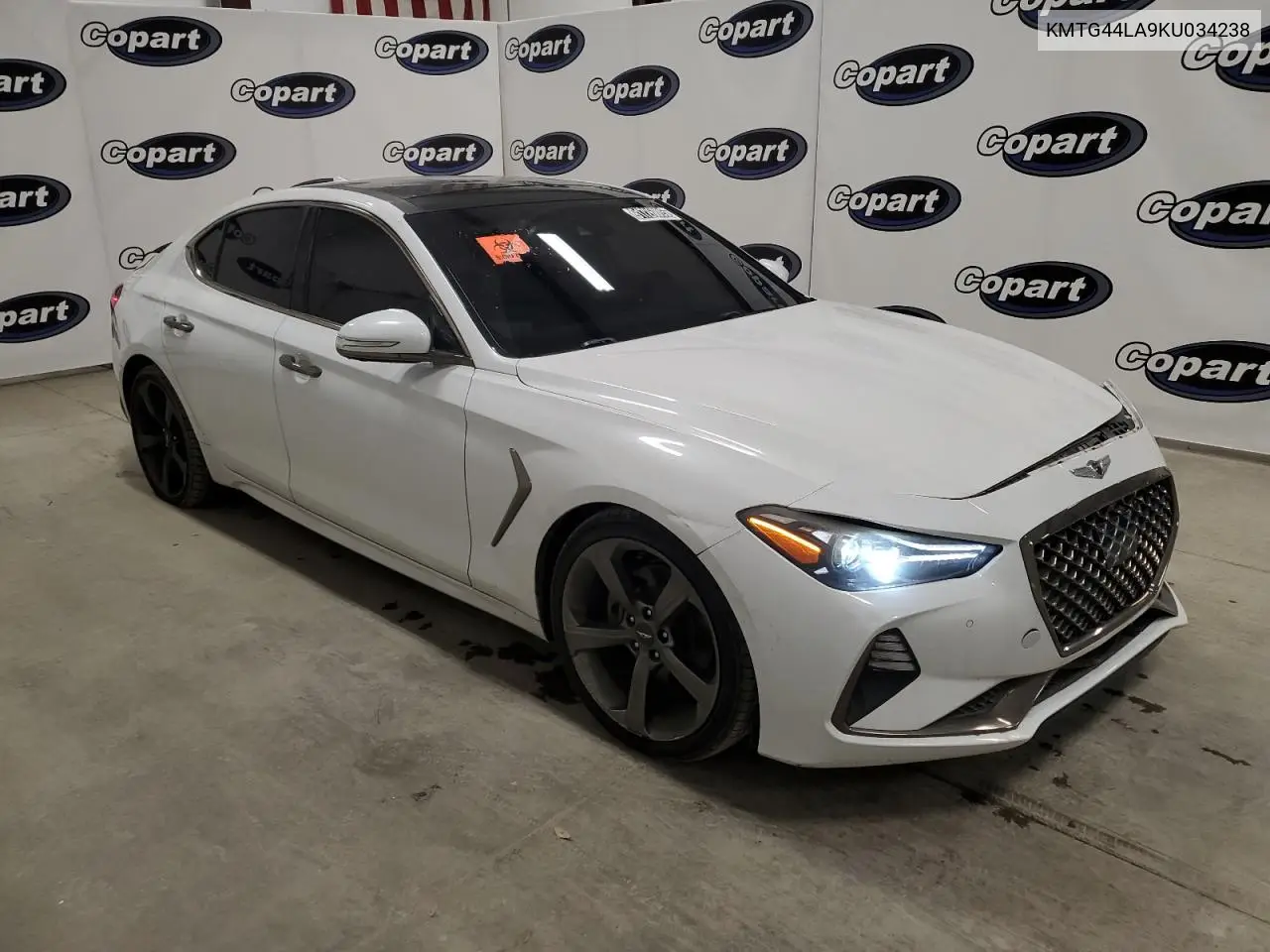 KMTG44LA9KU034238 2019 Genesis G70 Prestige