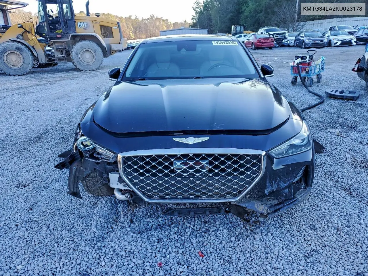 KMTG34LA2KU023178 2019 Genesis G70 Elite