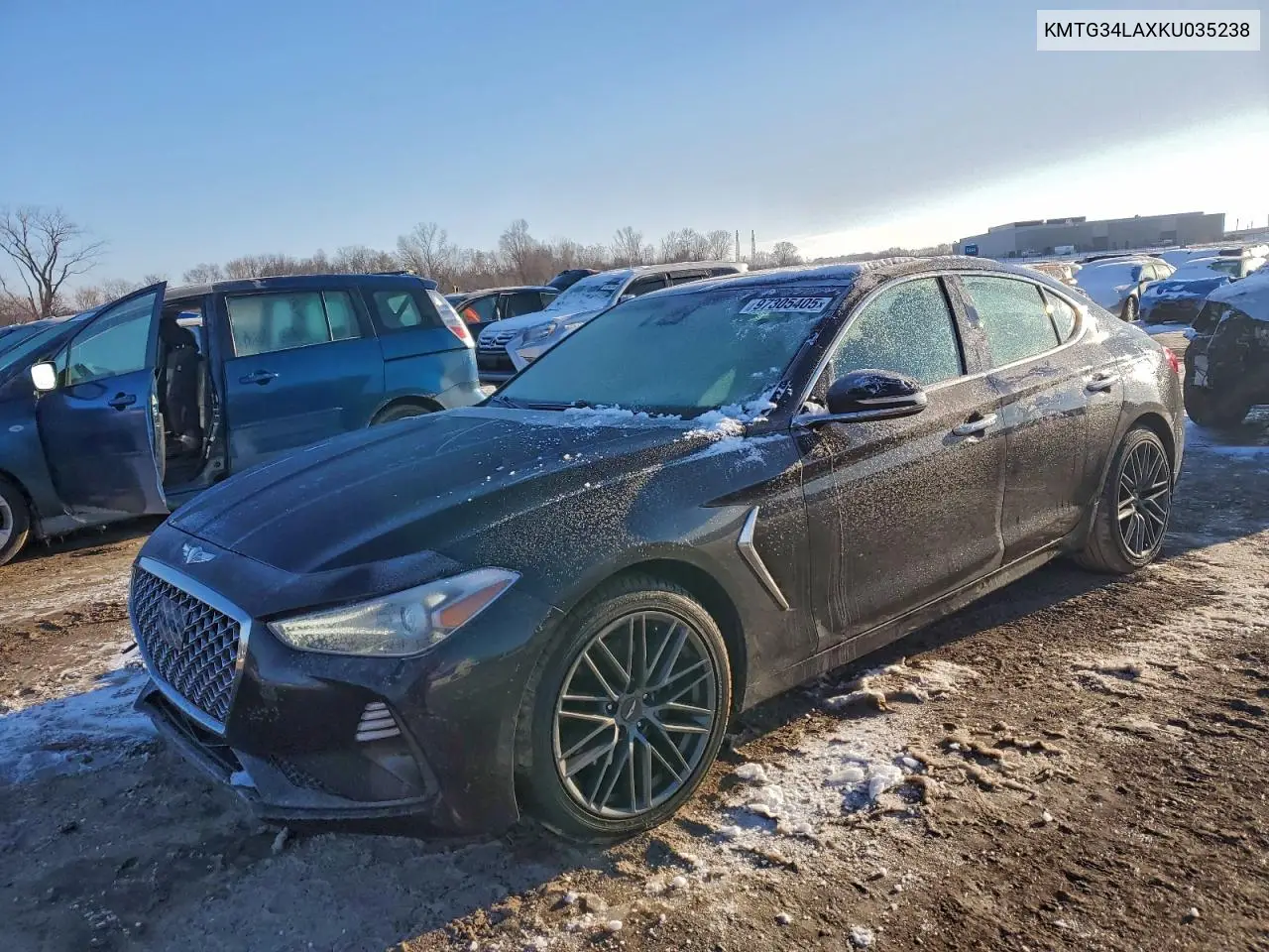 KMTG34LAXKU035238 2019 Genesis G70 Elite