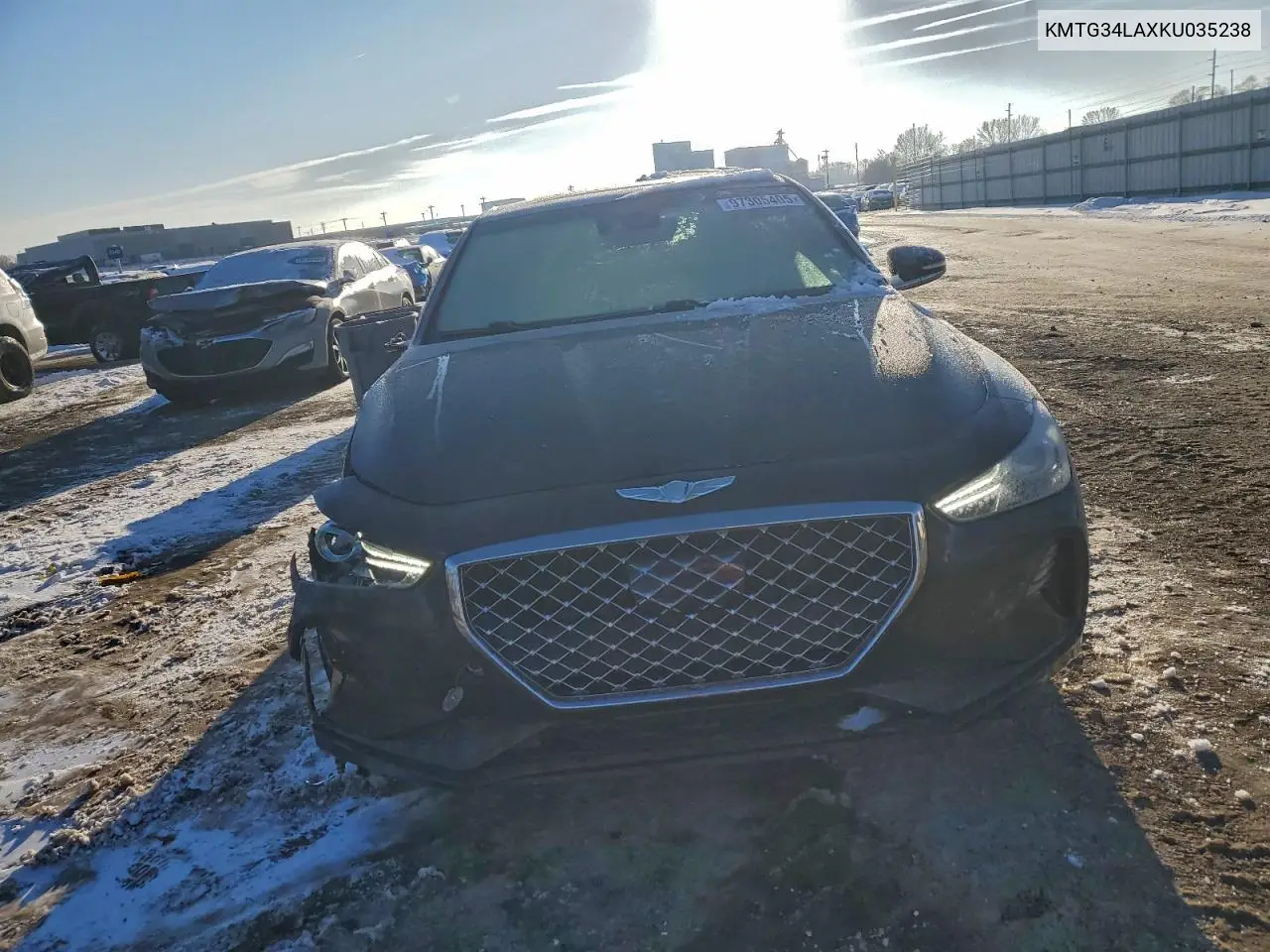 KMTG34LAXKU035238 2019 Genesis G70 Elite