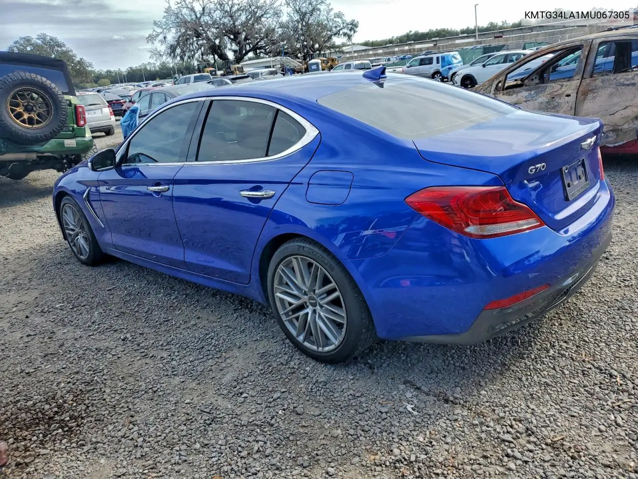 KMTG34LA1MU067305 2021 Genesis G70 Elite