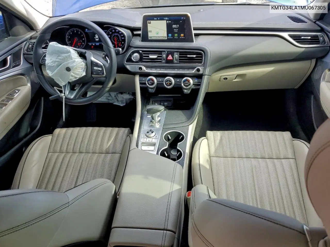 KMTG34LA1MU067305 2021 Genesis G70 Elite