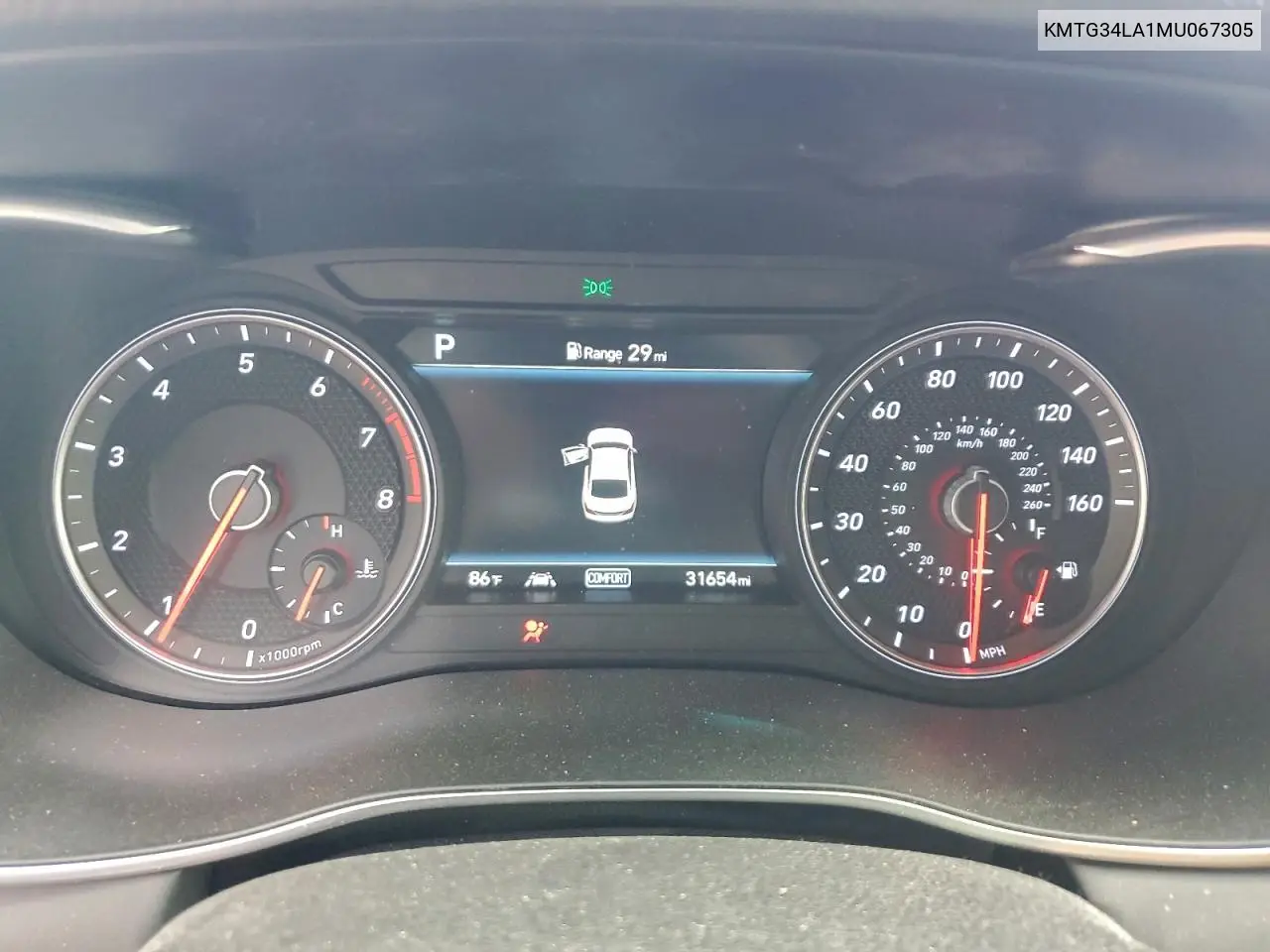 KMTG34LA1MU067305 2021 Genesis G70 Elite