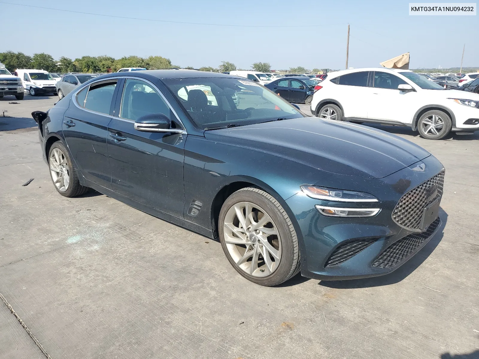 KMTG34TA1NU094232 2022 Genesis G70 Base