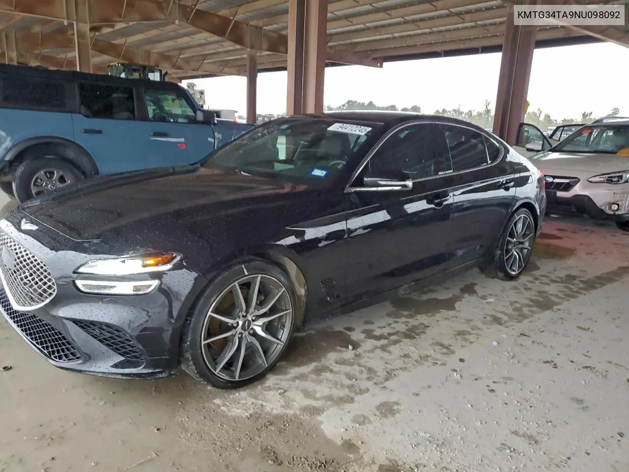 KMTG34TA9NU098092 2022 Genesis G70 Base