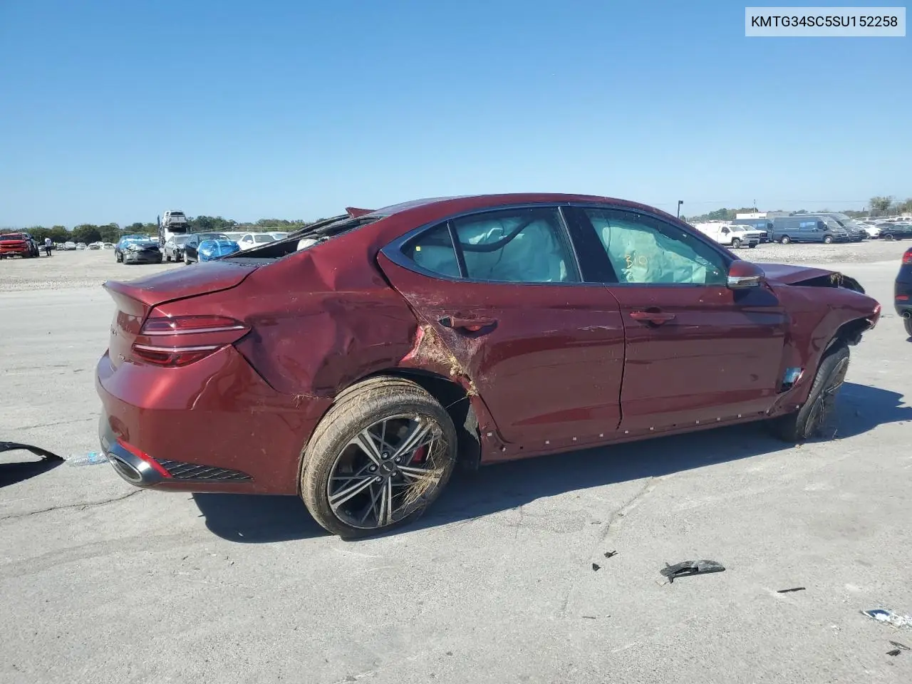 KMTG34SC5SU152258 2025 Genesis G70 Base